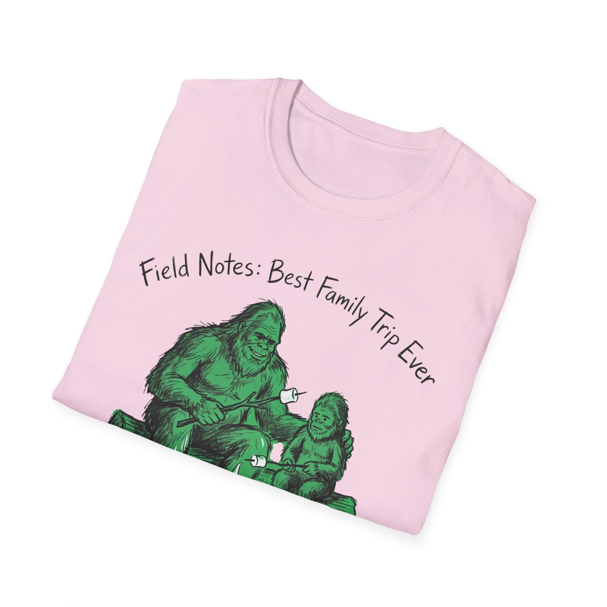 Field Notes — Best Family Trip Ever With Bigfoot T-Shirt