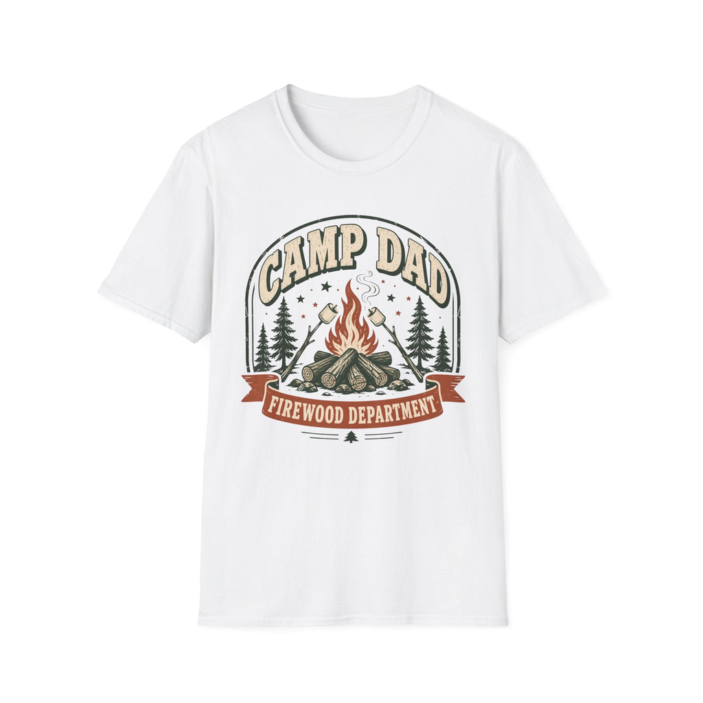 Camp Dad — Firewood Department Retro T-Shirt