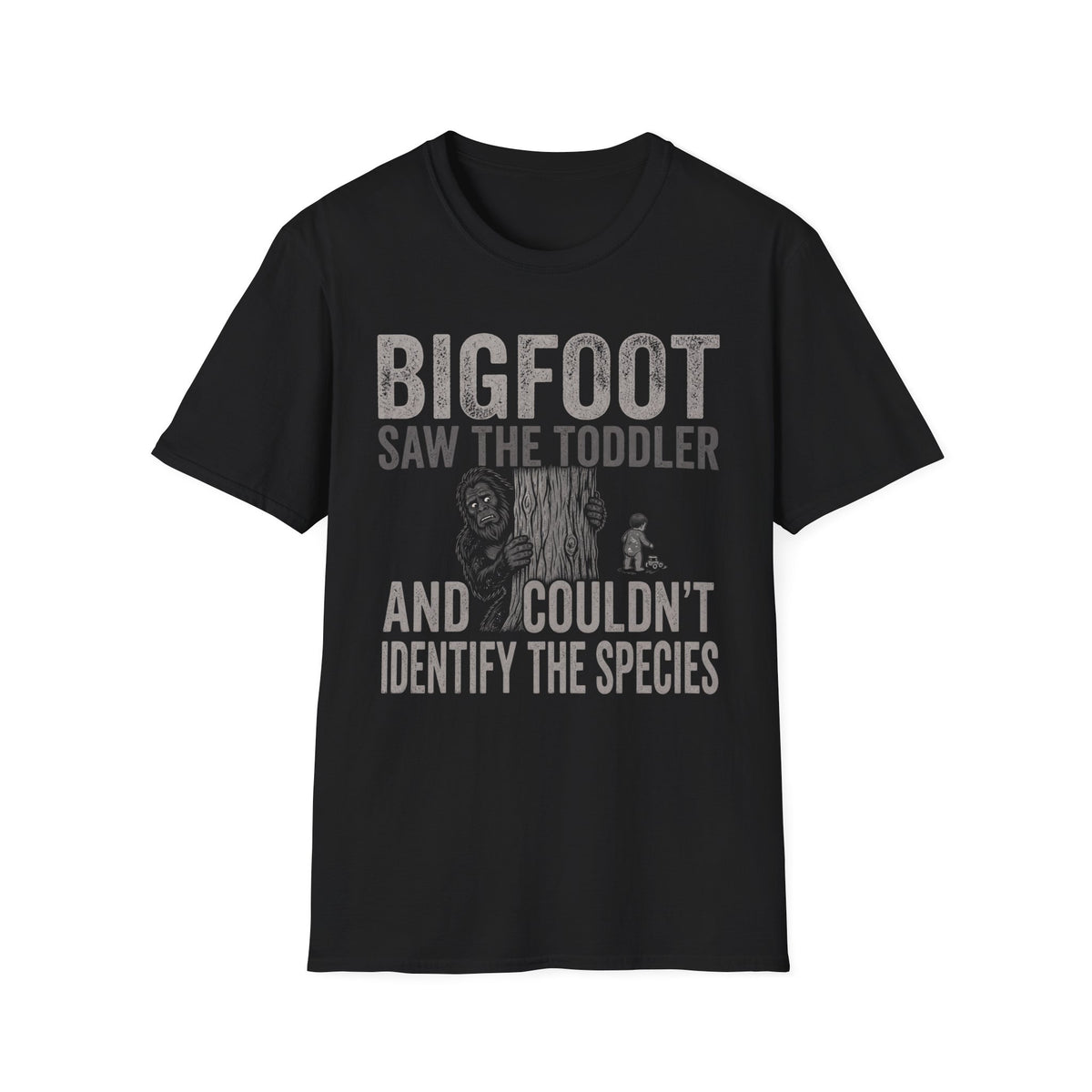 Bigfoot Saw The Toddler — And Couldn't Identify The Species Matching T-Shirt