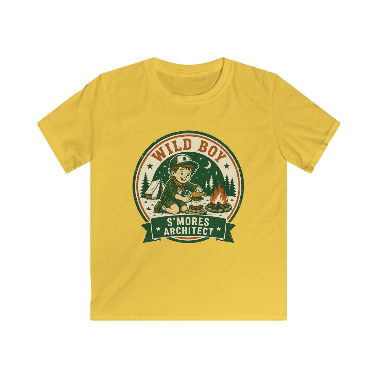 Wild Boy — S'Mores Architect Matching Kids T-Shirt