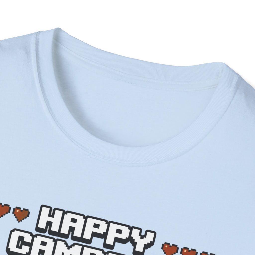 Happy Campers With Bigfoot Matching 8-Bit T-Shirt