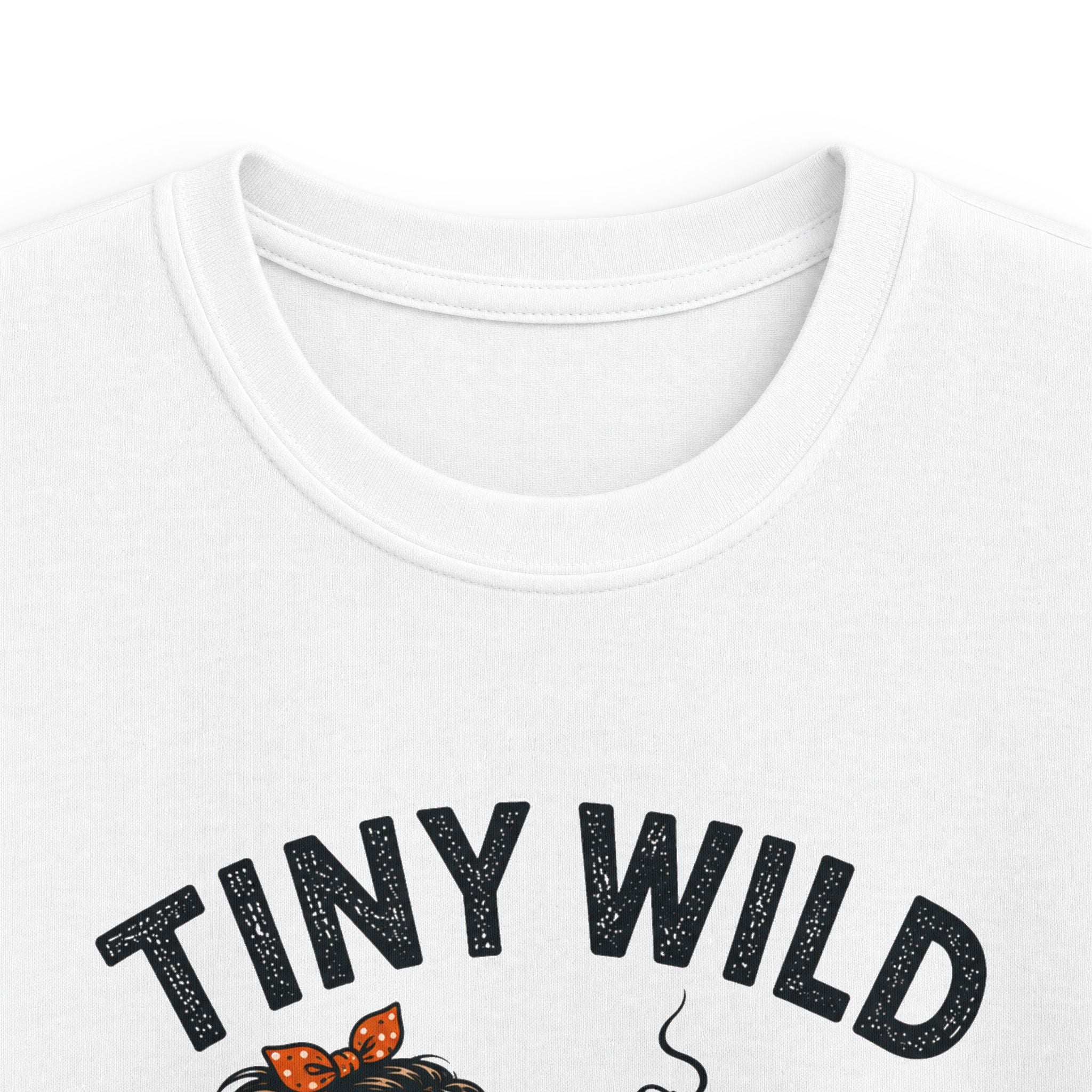 Tiny Wild Girl — Smoke Alarm Matching Kids T-Shirt