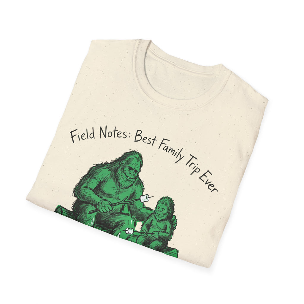 Field Notes — Best Family Trip Ever With Bigfoot T-Shirt