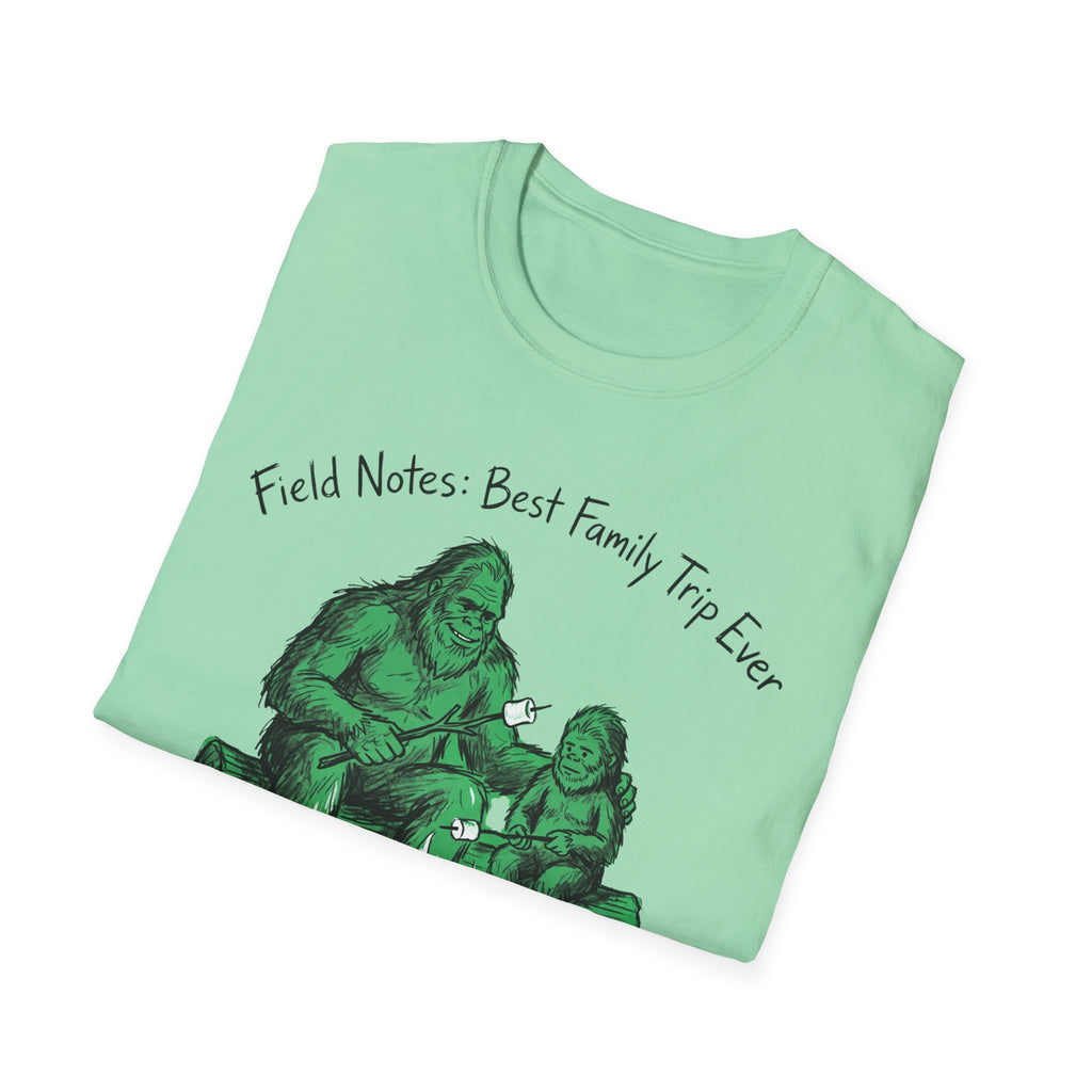 Field Notes — Best Family Trip Ever With Bigfoot T-Shirt