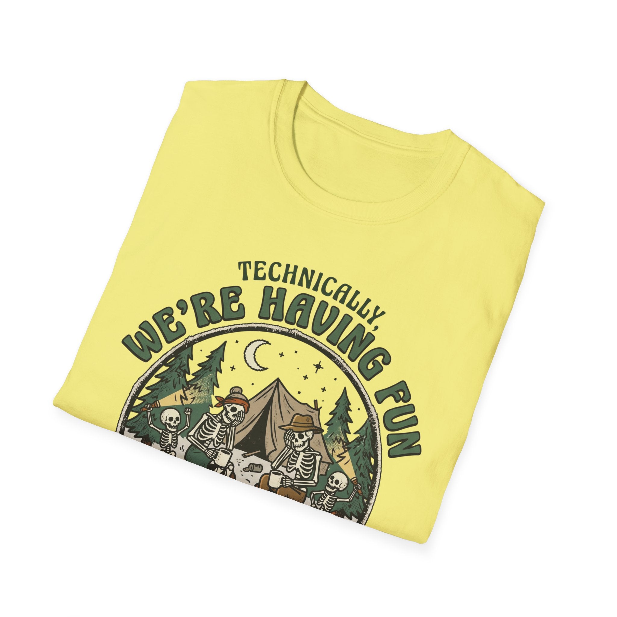Technically We're Having Fun With Skeleton T-Shirt