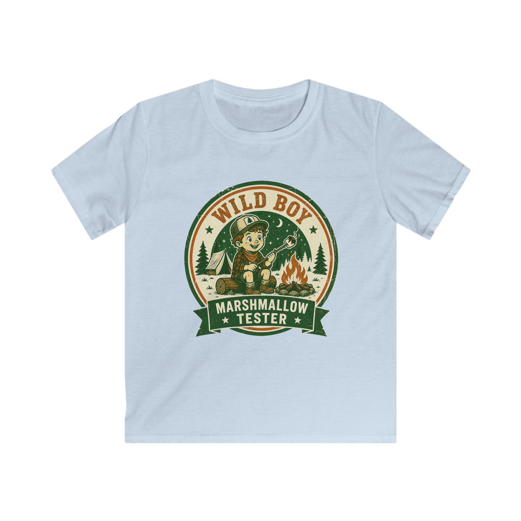 Wild Boy — Marshmallow Tester Matching Kids T-Shirt