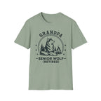 Grandpa — Senior Wolf (Retired) Matching T-Shirt