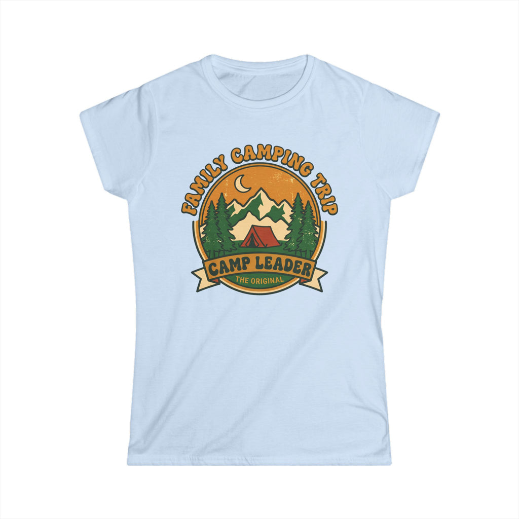 Family Camping Trip — Camp Leader Matching Women T-Shirt