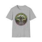 Achievement Unlocked — Camping Champion With Bigfoot 8-Bit T-Shirt