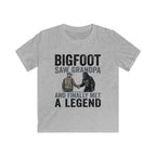 Bigfoot Saw Grandpa — And Finally Met a Legend Matching Kids T-Shirt