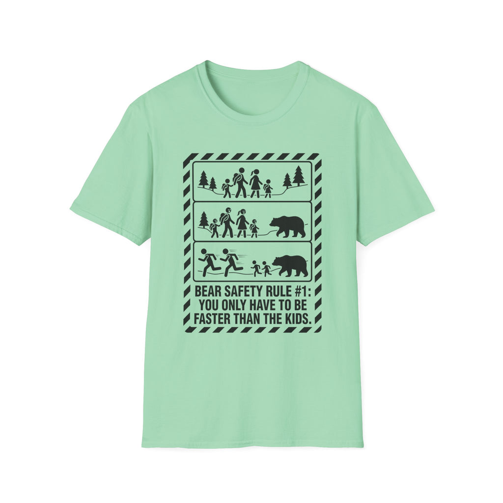 Bear Safety Rule #1 — You Only Have To Be Faster Than The Kids T-Shirt