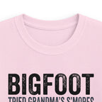 Bigfoot Tried Grandma's S'Mores — And Stopped Hiding Matching Kids T-Shirt