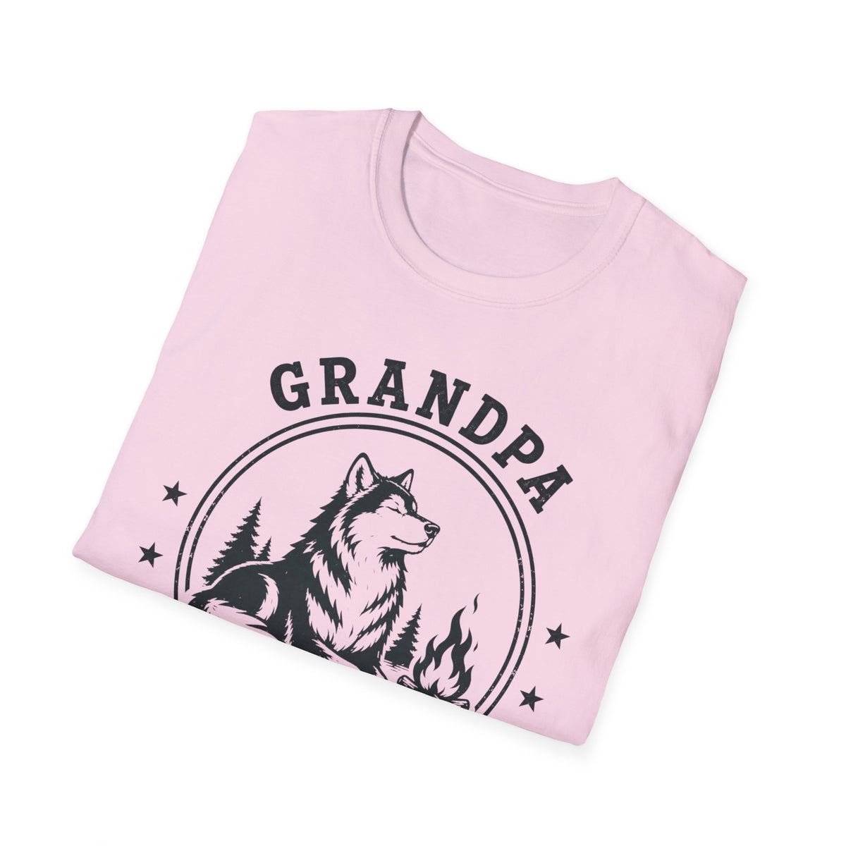 Grandpa — Senior Wolf (Retired) Matching T-Shirt
