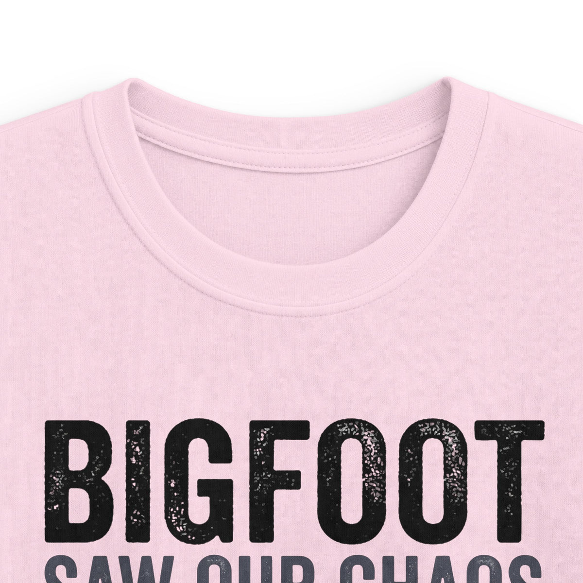 Bigfoot Saw Our Chaos — And Never Came Back Matching Kids T-Shirt