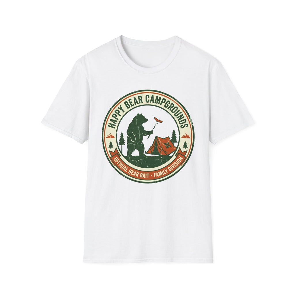 Happy Bear Campgrounds — Official Bear Bait Family Division T-Shirt