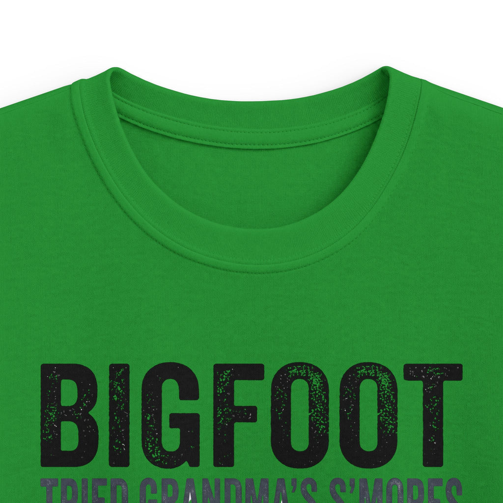 Bigfoot Tried Grandma's S'Mores — And Stopped Hiding Matching Kids T-Shirt