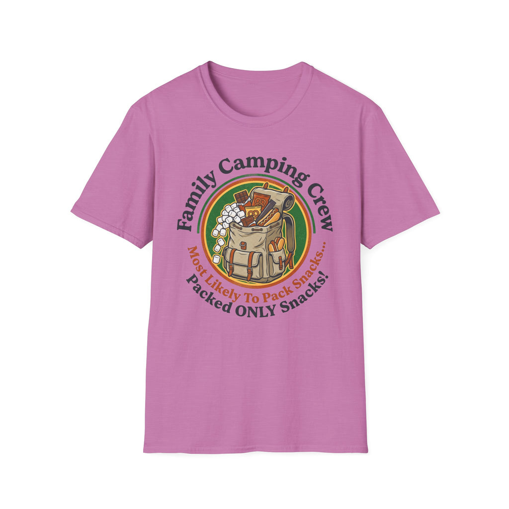 Most Likely To Pack Snacks Packed Only Snacks — Retro T-Shirt