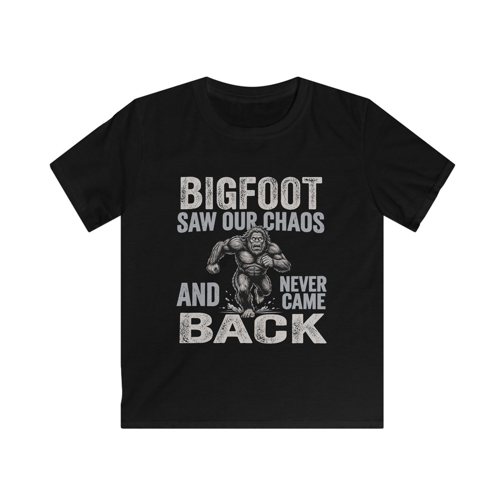Bigfoot Saw Our Chaos — And Never Came Back Matching Kids T-Shirt