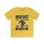 Bigfoot Saw Our Chaos — And Never Came Back Matching Kids T-Shirt