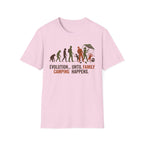 Evolution — Until Family Camping Happens T-Shirt