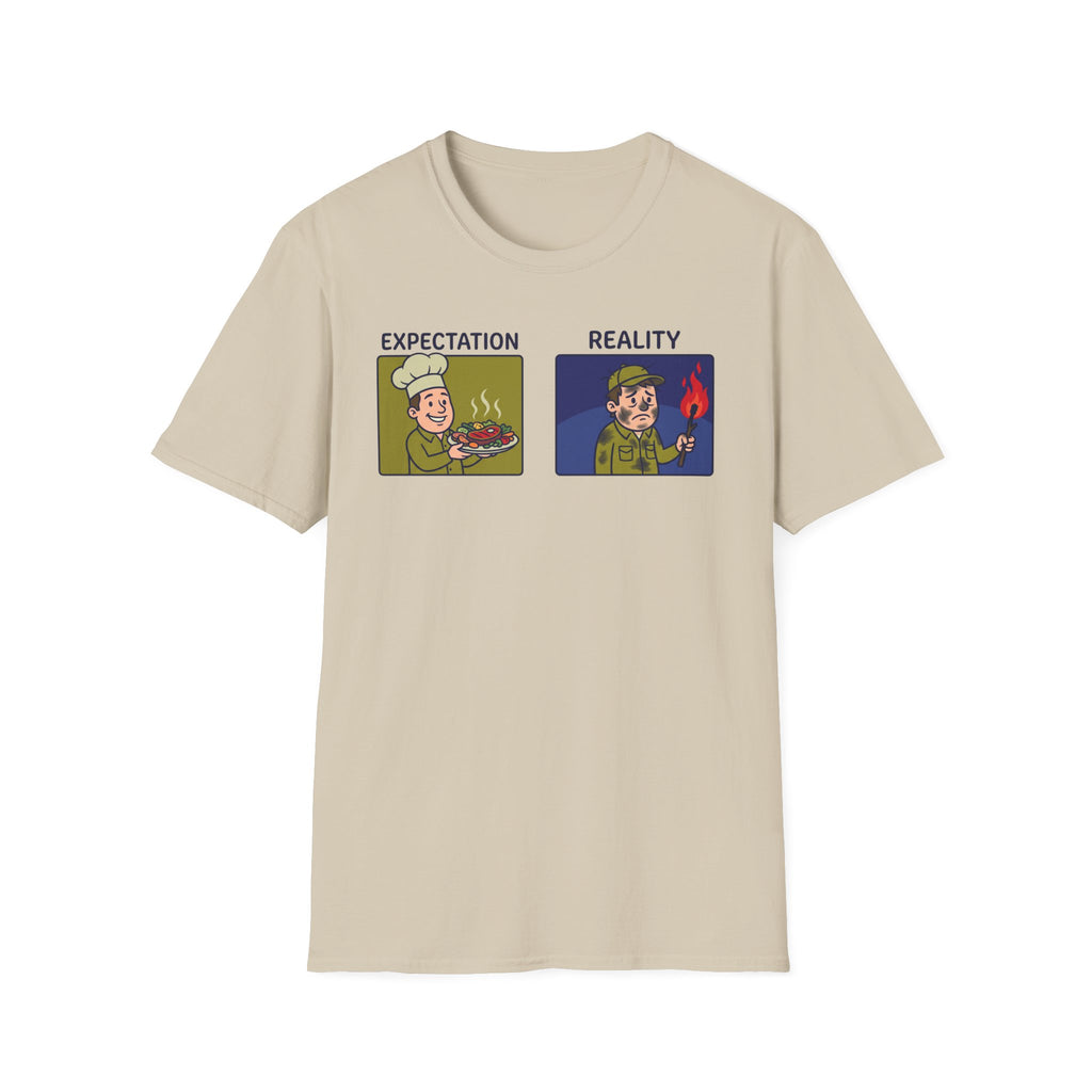 Campfire Diner Expectation vs Reality T-Shirt