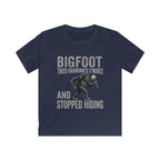 Bigfoot Tried Grandma's S'Mores — And Stopped Hiding Matching Kids T-Shirt