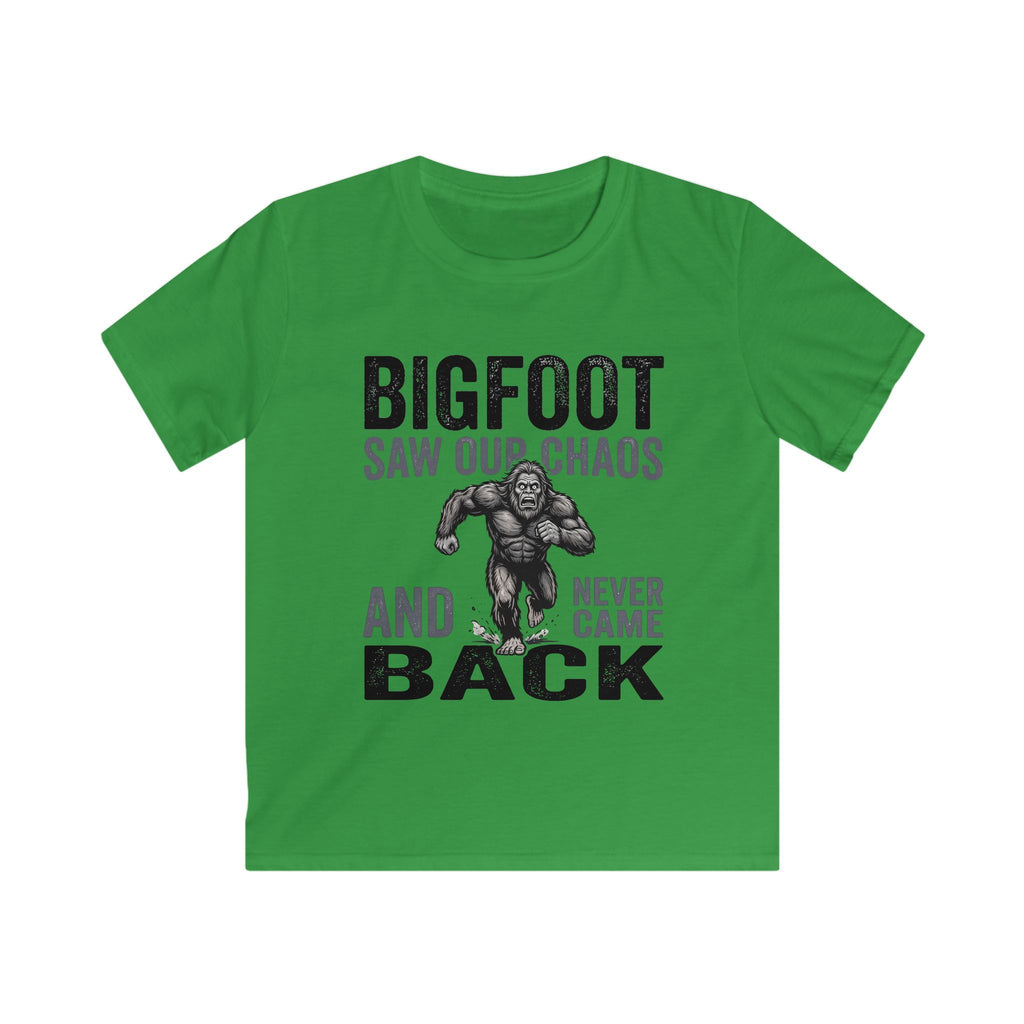 Bigfoot Saw Our Chaos — And Never Came Back Matching Kids T-Shirt