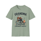 Grandma — Controls The S'Mores Supply Matching T-Shirt