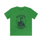 Wild Girl — Junior Fox Matching Kids T-Shirt