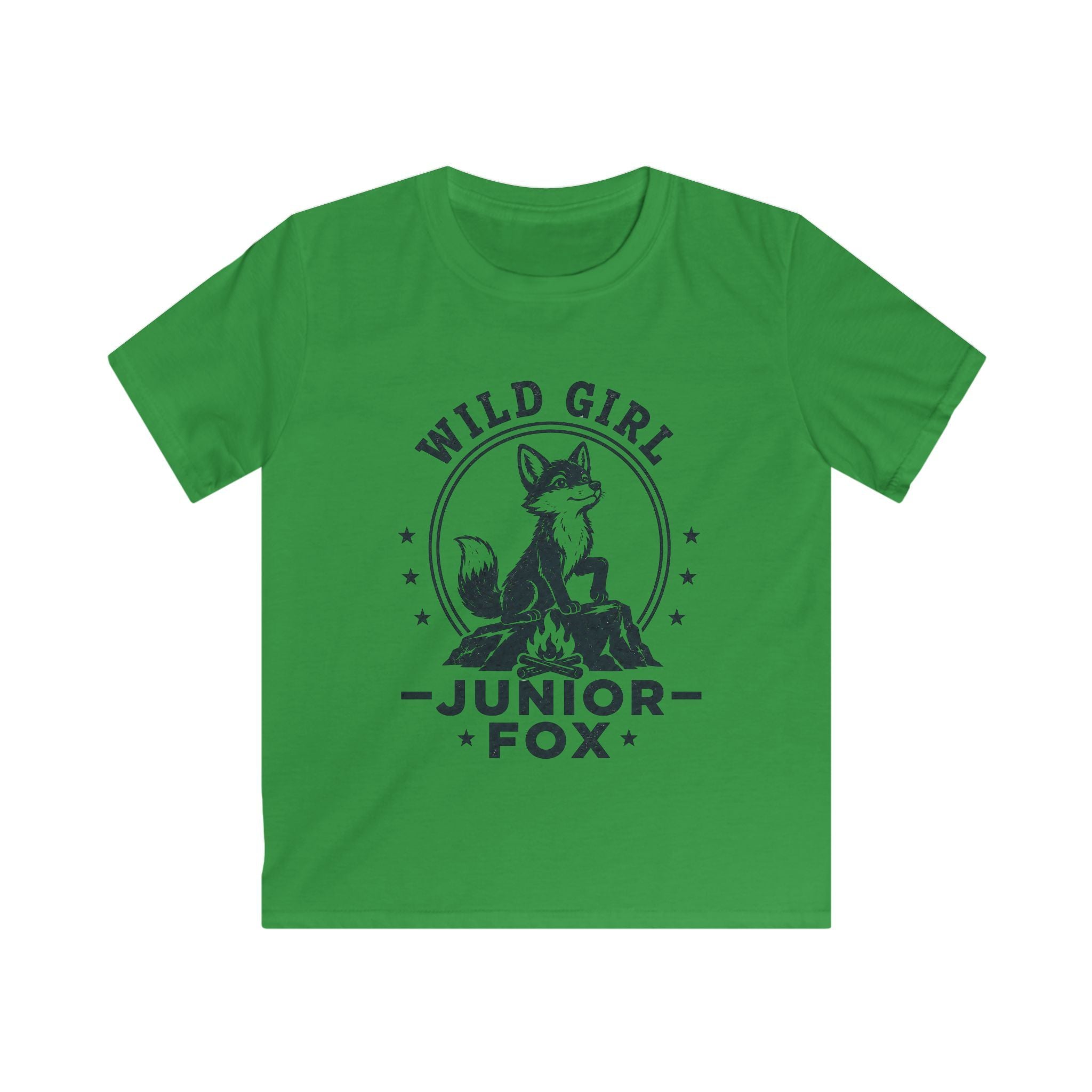 Wild Girl — Junior Fox Matching Kids T-Shirt
