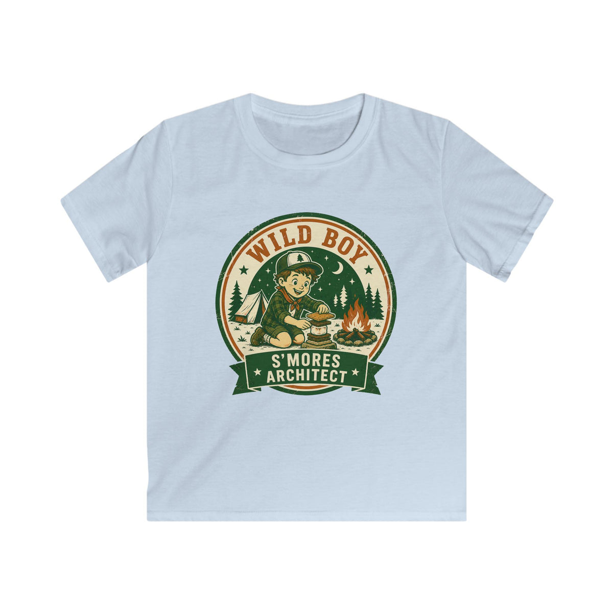 Wild Boy — S'Mores Architect Matching Kids T-Shirt