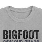 Bigfoot Saw Our Chaos — And Never Came Back Matching Kids T-Shirt