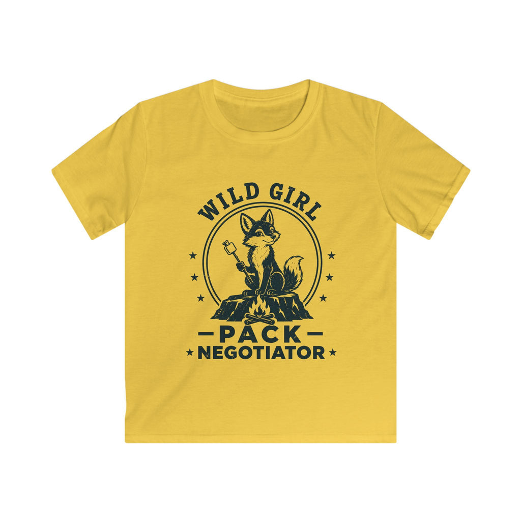 Wild Girl — Pack Negotiator Matching Kids T-Shirt