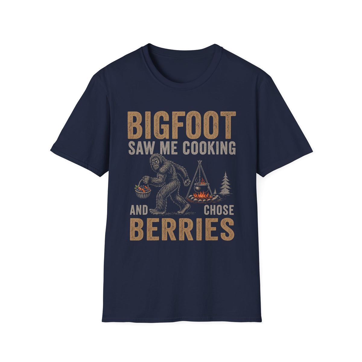 Bigfoot Saw Me Cooking — And Chose Berries Matching T-Shirt