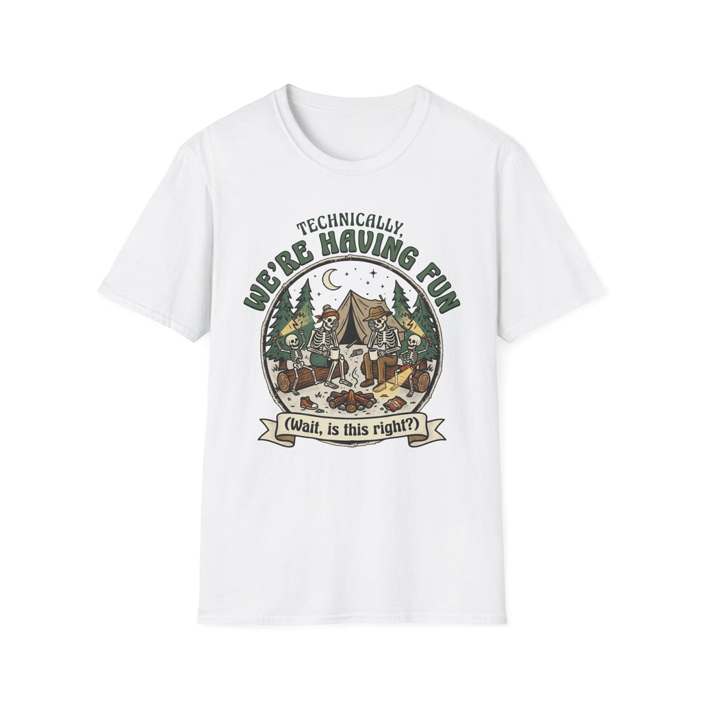Technically We're Having Fun With Skeleton T-Shirt