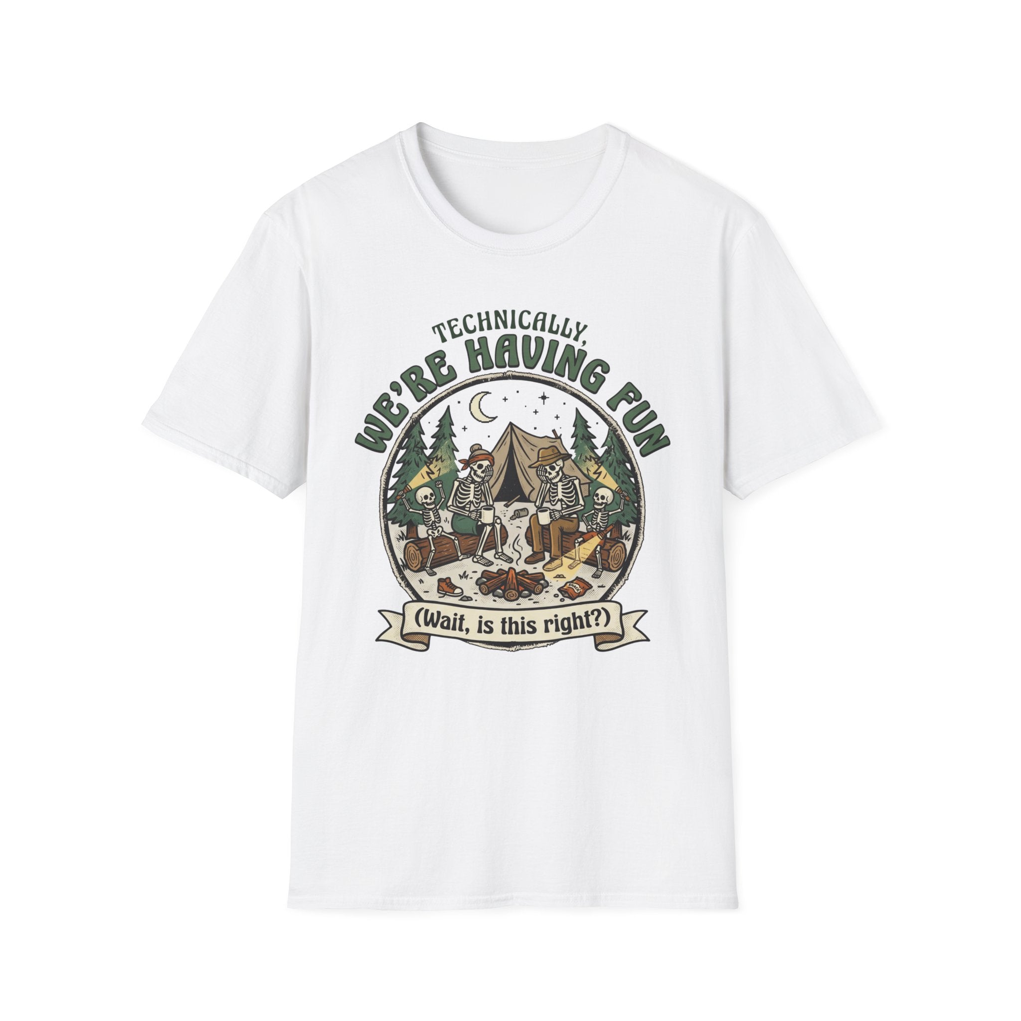 Technically We're Having Fun With Skeleton T-Shirt
