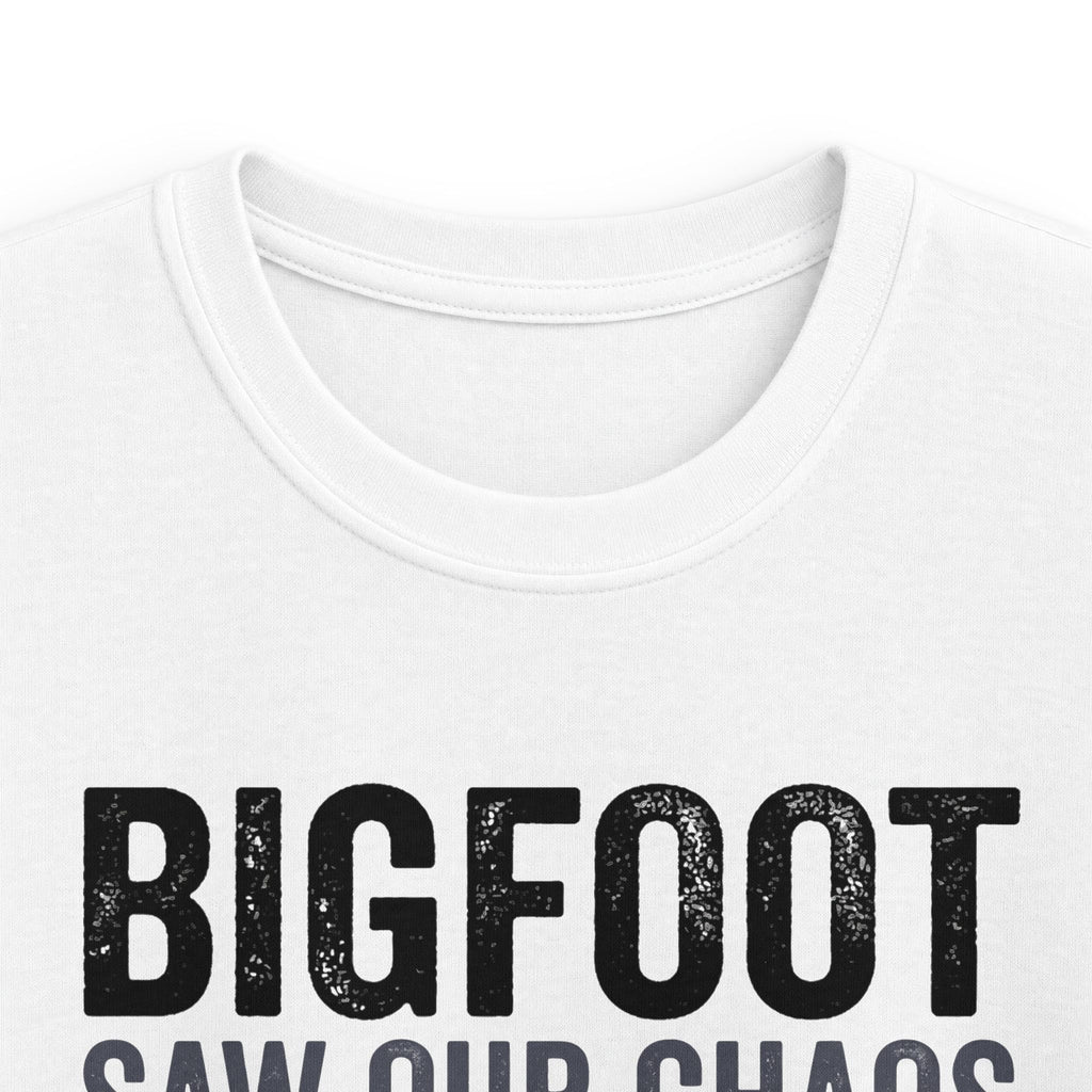 Bigfoot Saw Our Chaos — And Never Came Back Matching Kids T-Shirt
