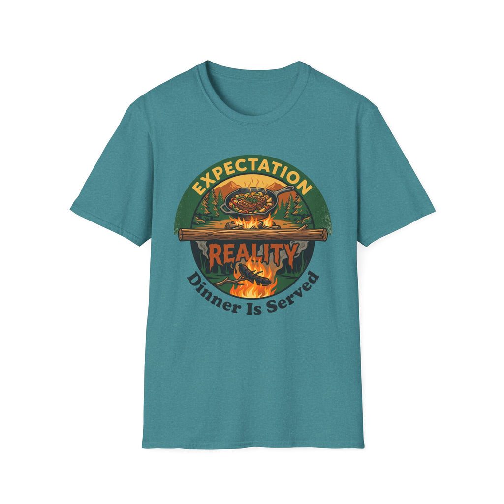 Expectation vs Reality — Dinner Is Served T-Shirt