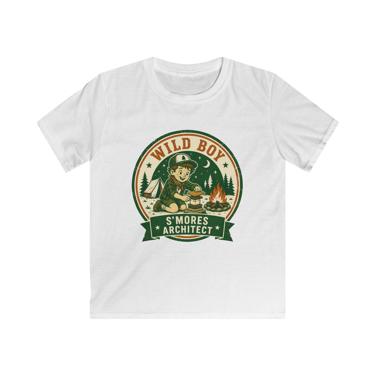 Wild Boy — S'Mores Architect Matching Kids T-Shirt
