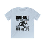 Bigfoot Saw Our Family And Ran For His Life Matching Kids T-Shirt