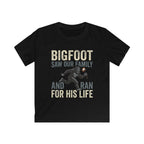 Bigfoot Saw Our Family And Ran For His Life Matching Kids T-Shirt