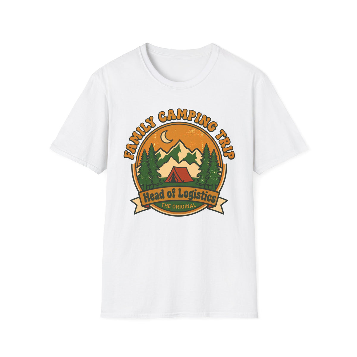 Family Camping Trip — Head of Logistics Matching T-Shirt