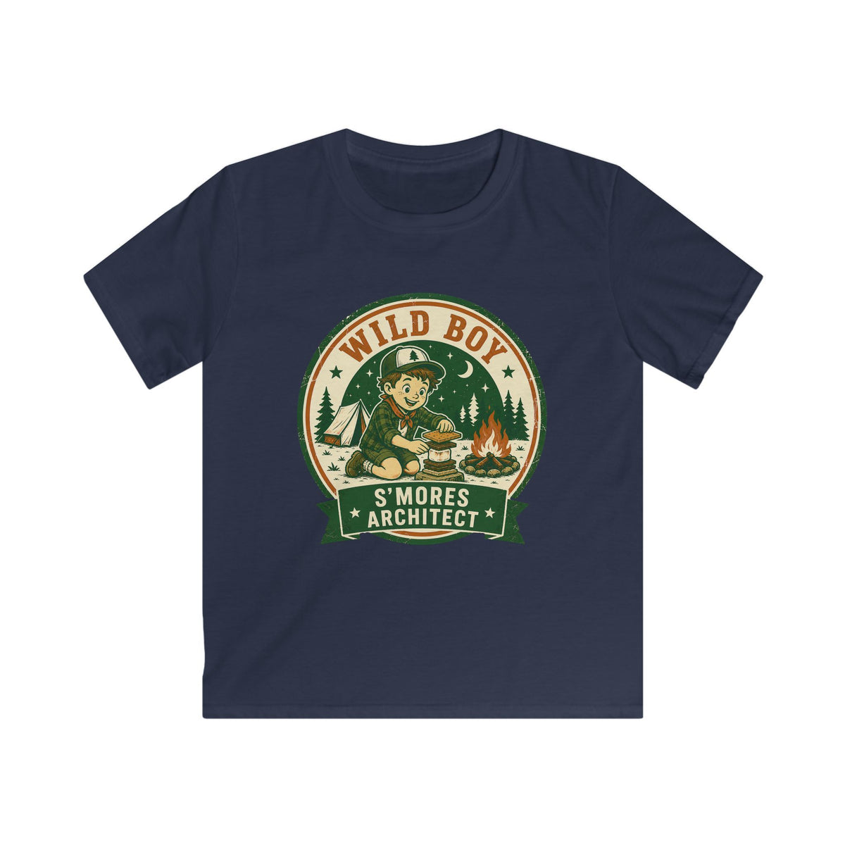 Wild Boy — S'Mores Architect Matching Kids T-Shirt