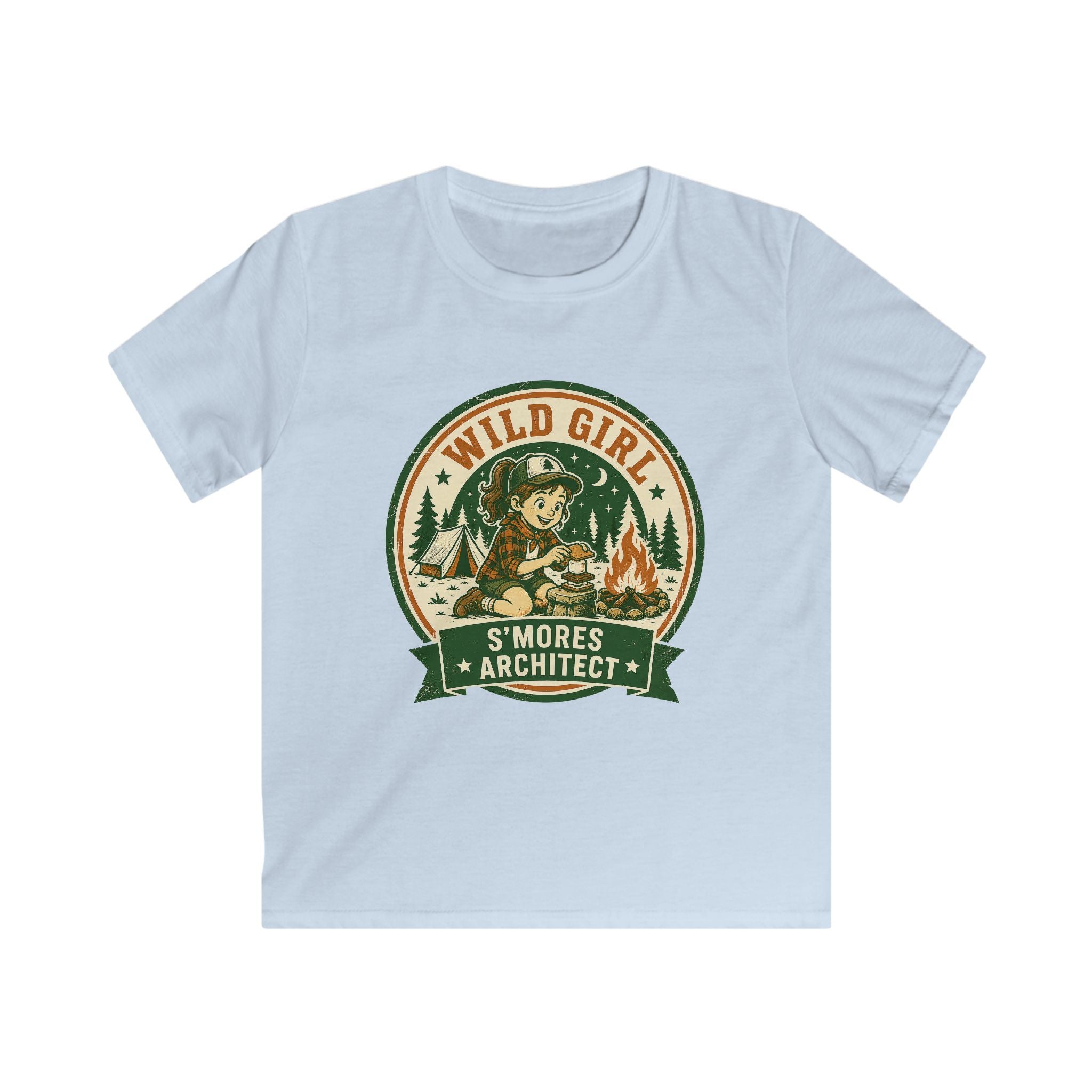 Wild Girl — S'Mores Architect Matching Kids T-Shirt