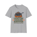 Campfire Cooking Survivor — I Ate the Charcoal (and Survived) Family Camping T-Shirt