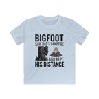 Bigfoot Saw Dad's Campfire — And Kept His Distance Matching Kids T-Shirt