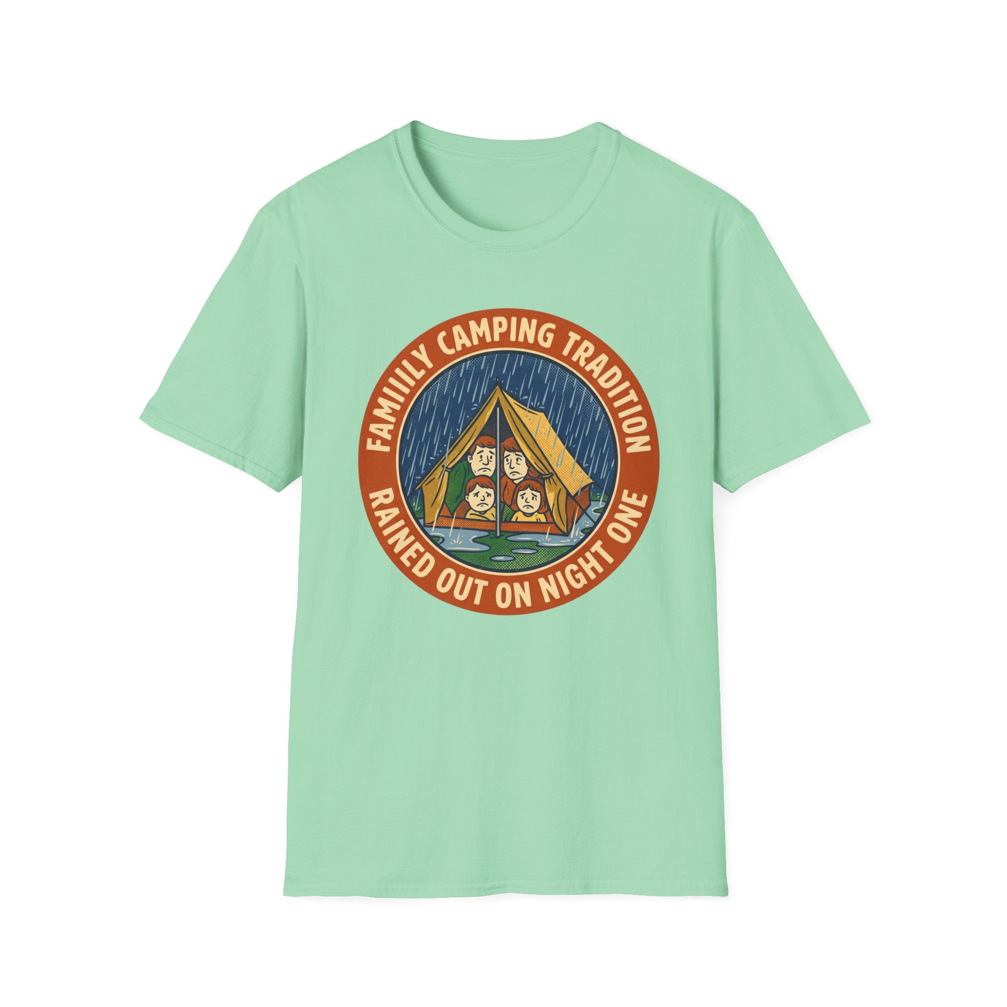 Family Camping Tradition — Rained Out On Night One T-Shirt