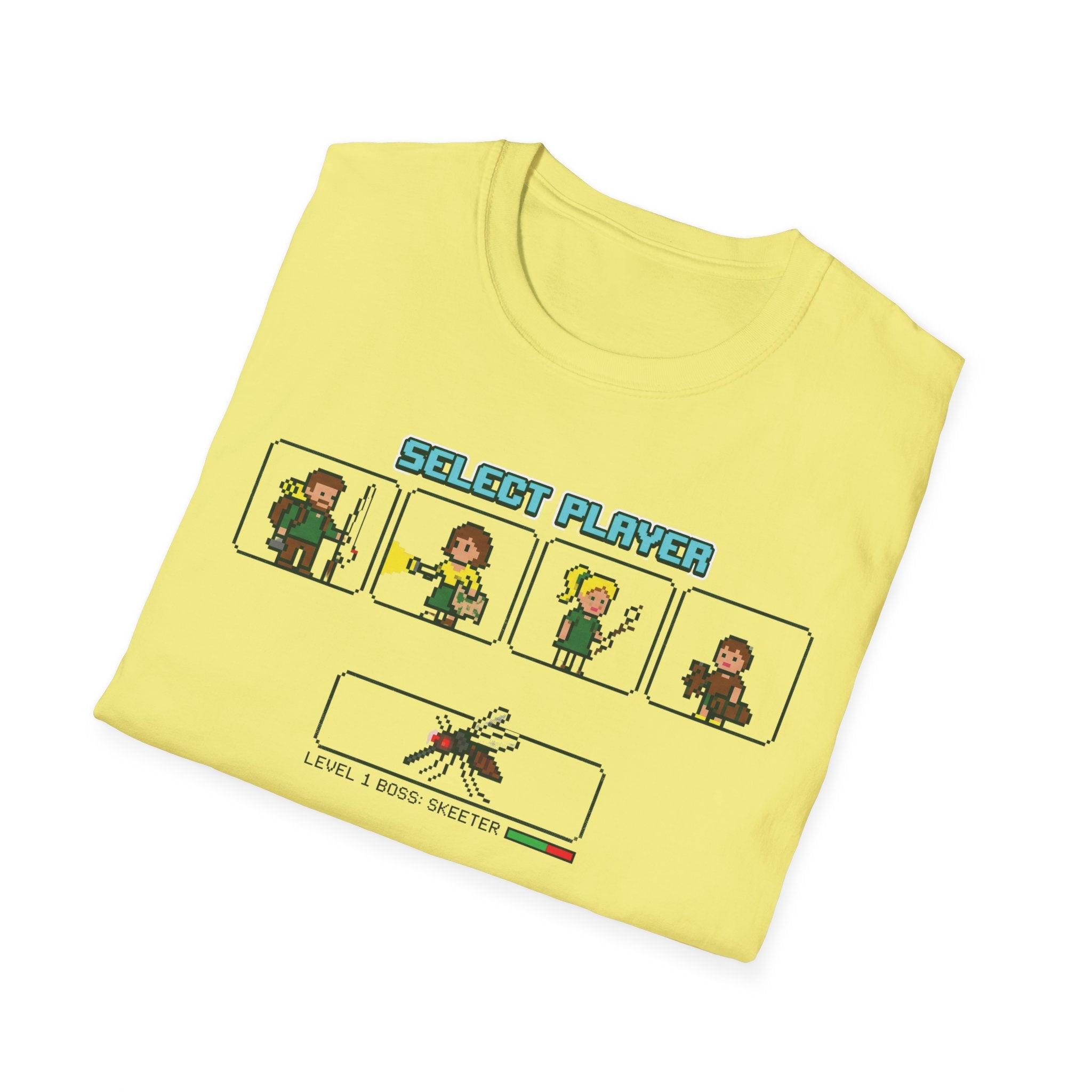 Select Player — With Mosquitoes 8-Bit T-Shirt