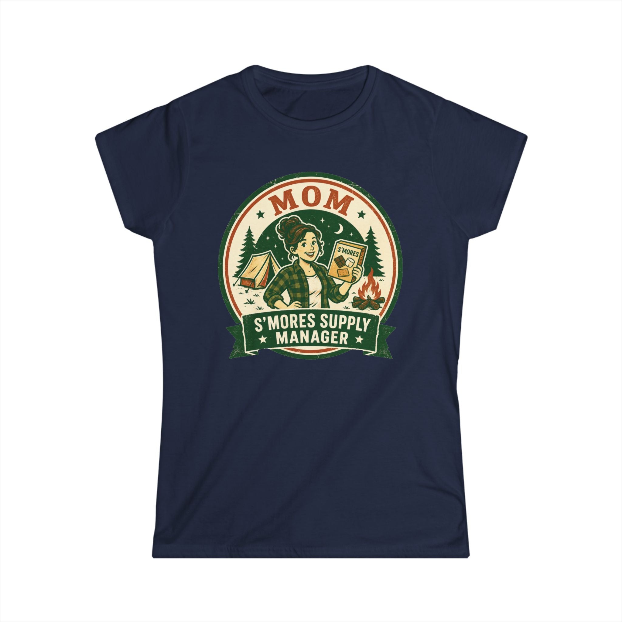 Mom — S'Mores Supply Manager Matching Women T-Shirt