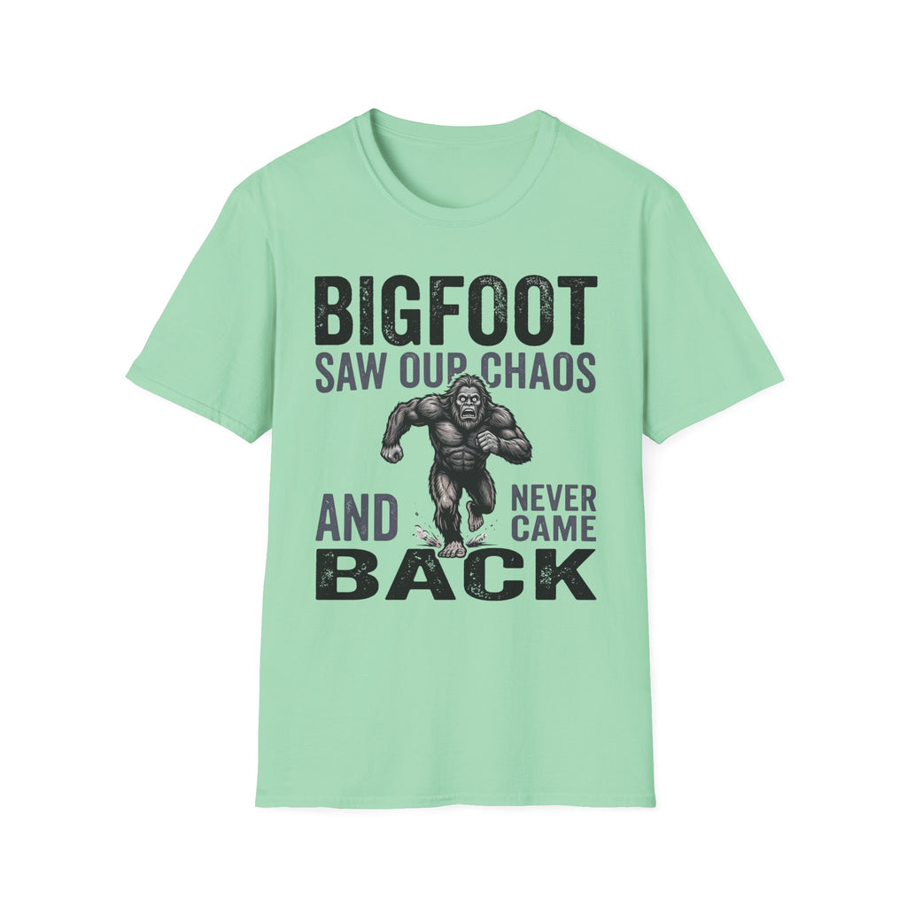 Bigfoot Saw Our Chaos — And Never Came Back Matching T-Shirt